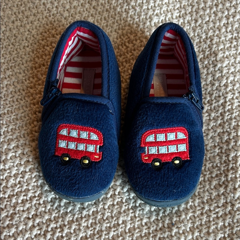 John Lewis London bus slippers